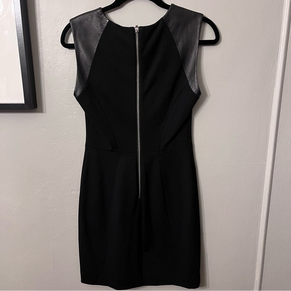 Rebecca Minkoff Logan Genuine Lambskin Leather Mini Dress - Picture 6 of 8